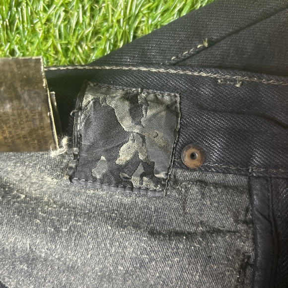 Rick Owens 2008 DRK SHDW Detroit cut Waxed Demin - Picture 5 of 6